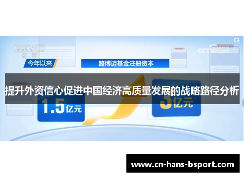 提升外资信心促进中国经济高质量发展的战略路径分析